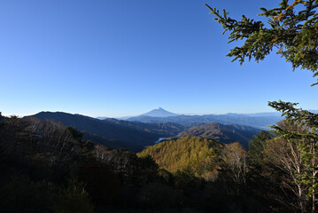 Climbing Mount Daibosatsurei, Yamanashi, Japan
