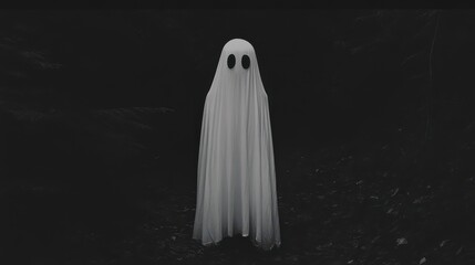 Halloween Ghost at Night