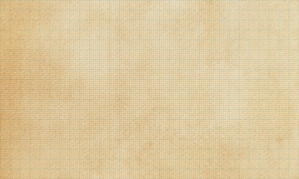 Old paper vintage texture of graph paper, Blue grid line paper sheet