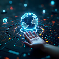 Global digital circuit board technology facilitates worldwide communication and data processing