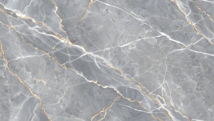 Seamless Gray Marble with Metallic Veins background