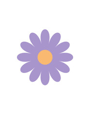Retro Daisy Flower