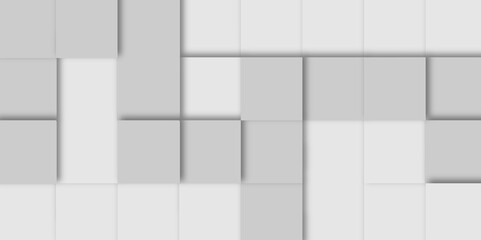  White and grey geometric texture.Abstract modern square background.vector illustration 
