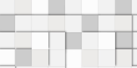  White and grey geometric texture. Abstract modern square background. vector illustration