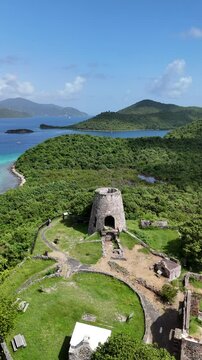 Historic Annaberg Sugar Plantation Ruins in St. John, USVI