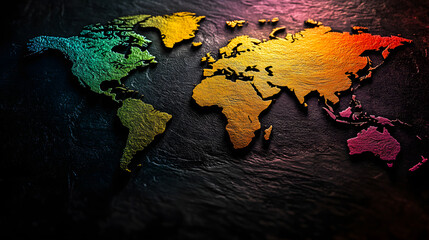 rainbow world map13