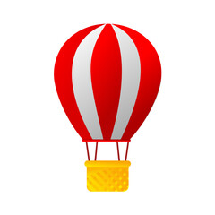 Naklejka premium Hot air balloon – vector illustration