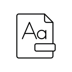 Font Vector icon
