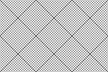 Abstract Seamless Geometric Square Dots Pattern. White Textured Background. 