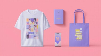 Stylish Apparel and Accessories Featuring Creative Graphic Designs
