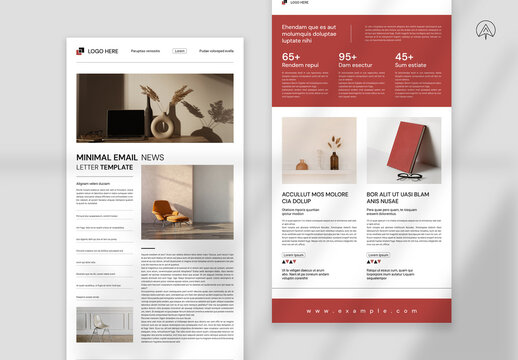 Minimal Email News Letter Template