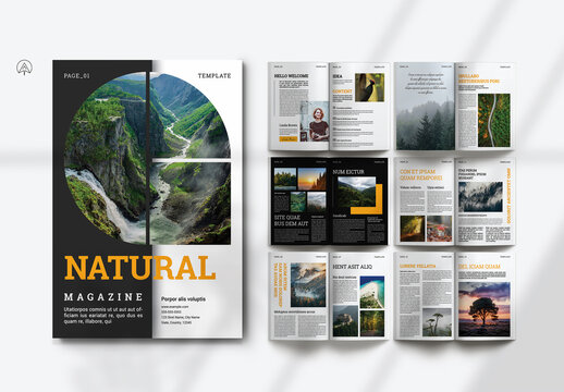 Natural Magazine Template