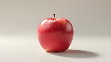 red apple on black