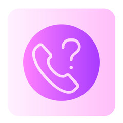 Question Mark gradient icon