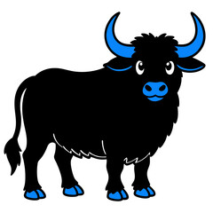 cow isolated on white