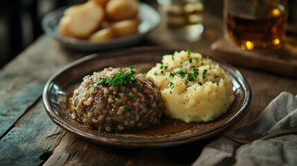 food, meat, meal, dinner, beef, plate, dish, meatballs, pork, fried, cuisine, lunch, meatball, sauce, vegetable, salad, potato, restaurant, gourmet, healthy, grilled, chicken, roasted, delicious, stea