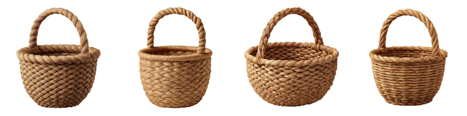 Obraz premium Traditional Handwoven Baskets for Rustic Home Decor and Storage