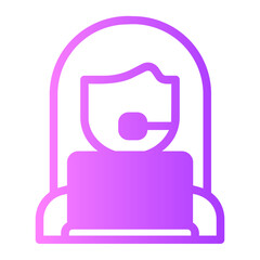 Customer Service gradient icon