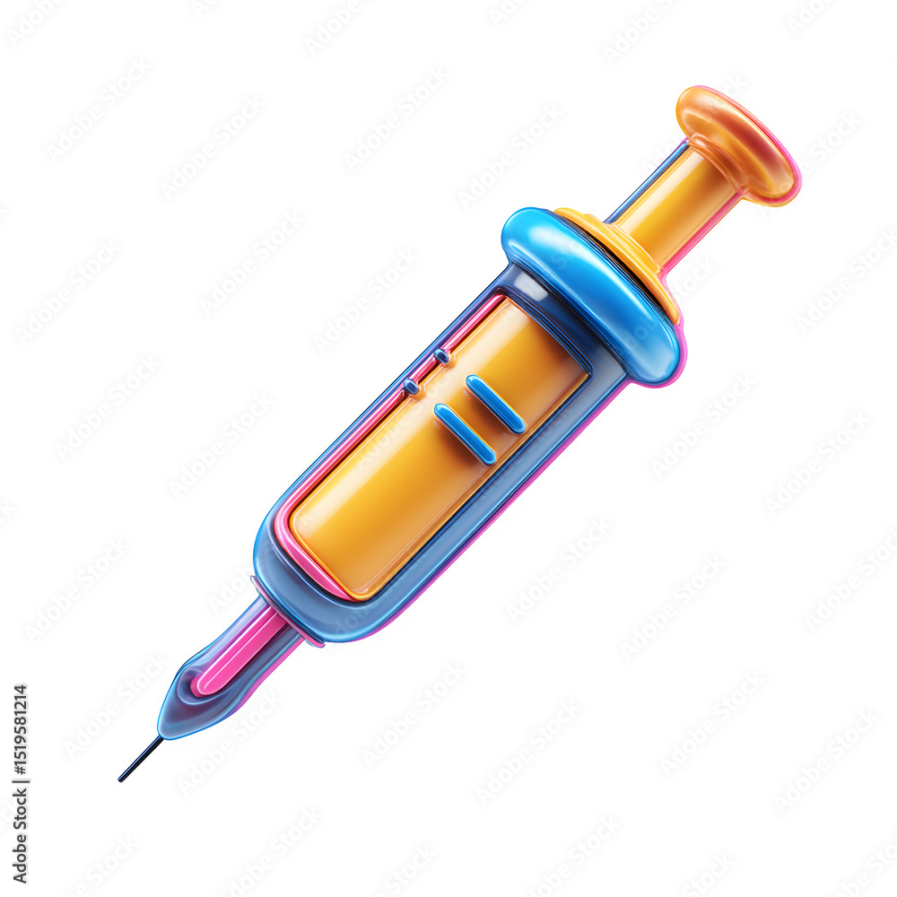 Poster pipette visual, high resolution digital graphic illustration for web and print use with clean backgr