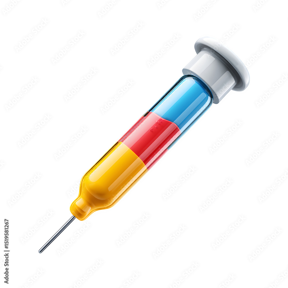 Poster pipette render, high resolution digital graphic illustration for web and print use with clean backgr