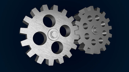 Interlocking Metal Gears
