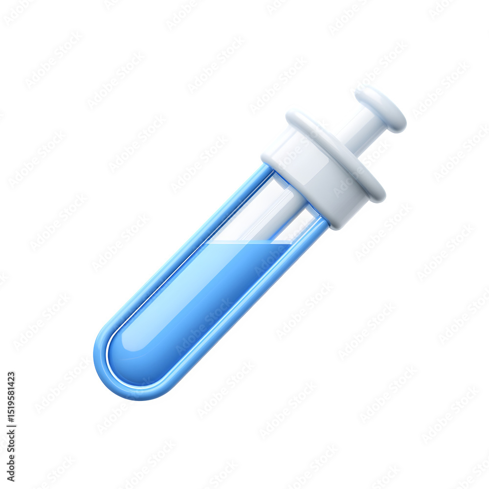 Poster pipette design, high resolution digital graphic illustration for web and print use with clean backgr