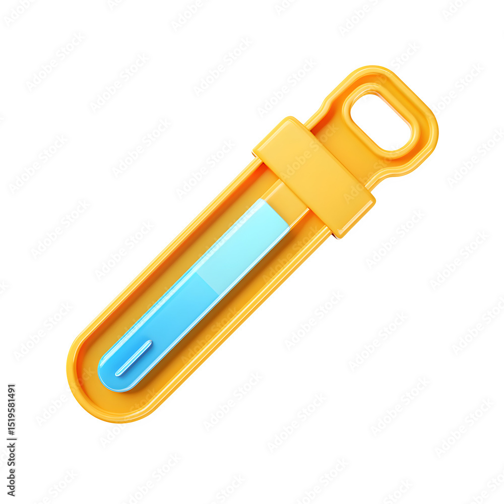 Poster pipette graphic, high resolution digital graphic illustration for web and print use with clean backg