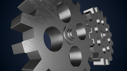 Interlocking Metal Gears
