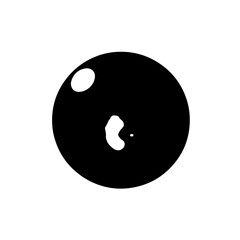 Dark Circle Abstract Shape