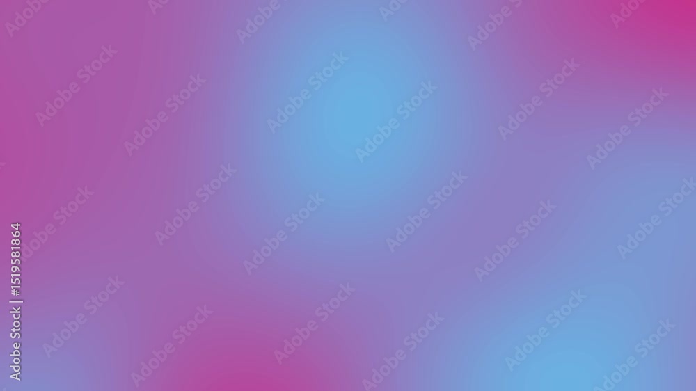 Poster abstract background animated gradient of pink and blue colors for motion graphics