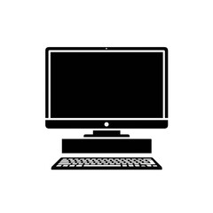 Simple computer desktop icon