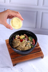 healthy food ingredient organic background vitamin raw market salad snack traditional asian menu art