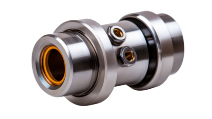 Industrial equipment component workshop mechanical part close-up technical perspective precision engineering