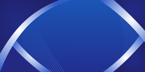 Dark blue background with abstract graphic elements for presentation background design.
