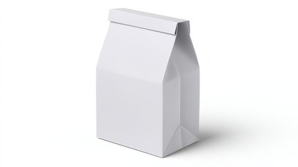 White Paper Bag for Packaging and Storage