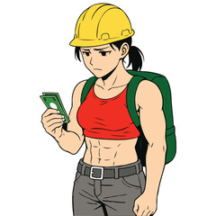 Gloomy Builder and His Remaining Wages Generative AI