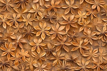 Spices and natural food. Image for designers.