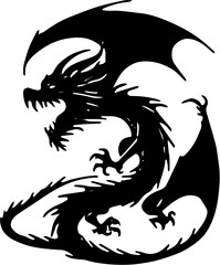 dragon vector illustration 