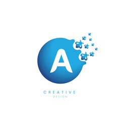 A Alphabet Vector Logo