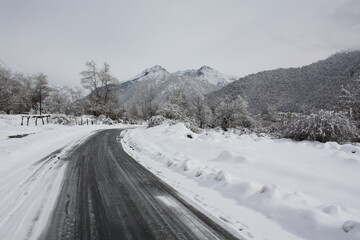 road in winter