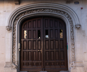 Interesting Art Nouveau Architecture Buildings facade in Barcelona, Spain. (Arquitectura modernista).
These fancy buildings date for the most from the early XXth century.
