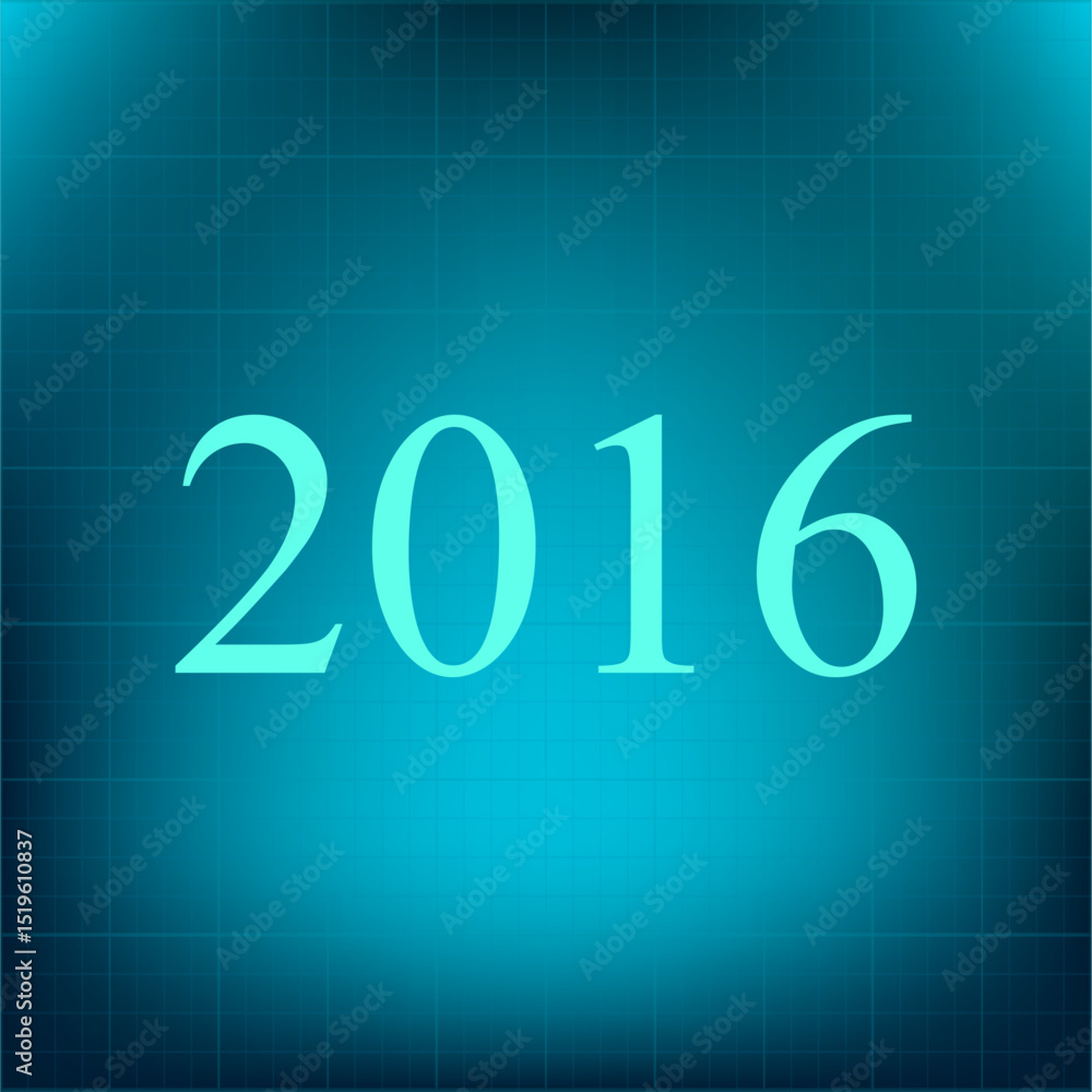Poster vector icon on a blue background with a gradient