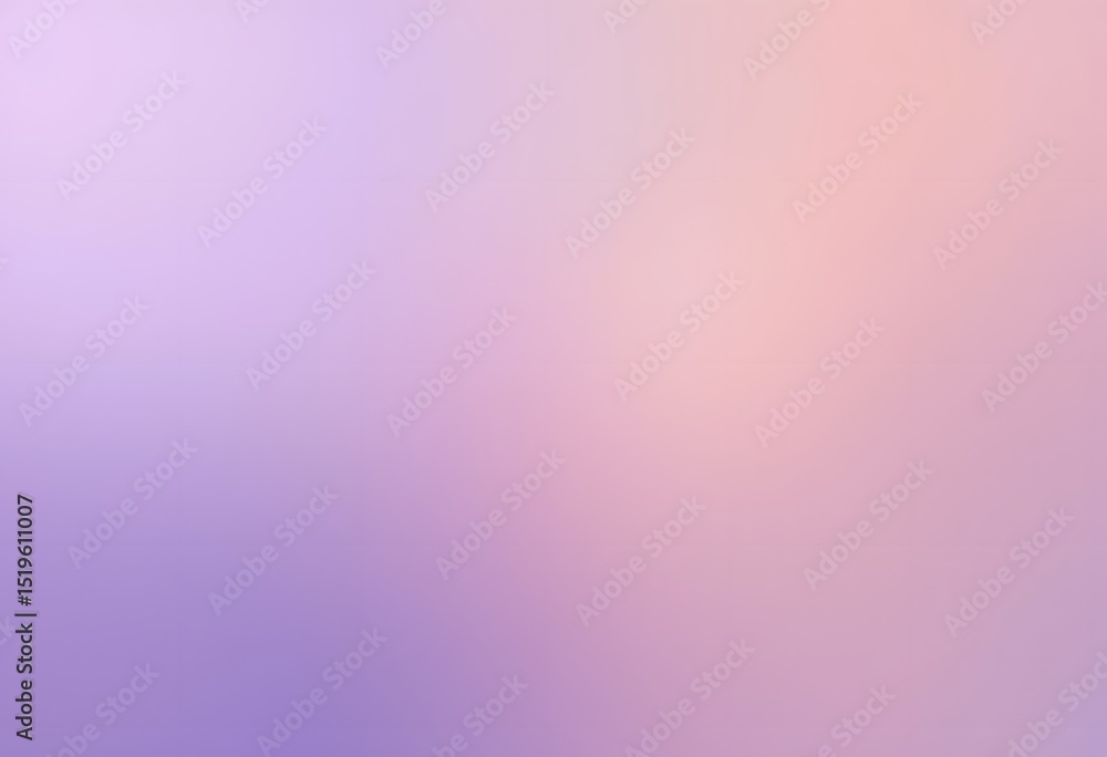 Aufkleber Beautiful Gradient Background Perfect For Presentations, Soft Lavender And Light Peach Blend Creating A Calming Effect. Ideal For Slideshows, Marketing Materials And Websites. A Gentle, Delicate Color