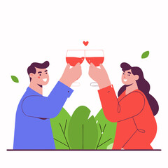 Celebration Cheering Minimal Vector Roundish Flat 