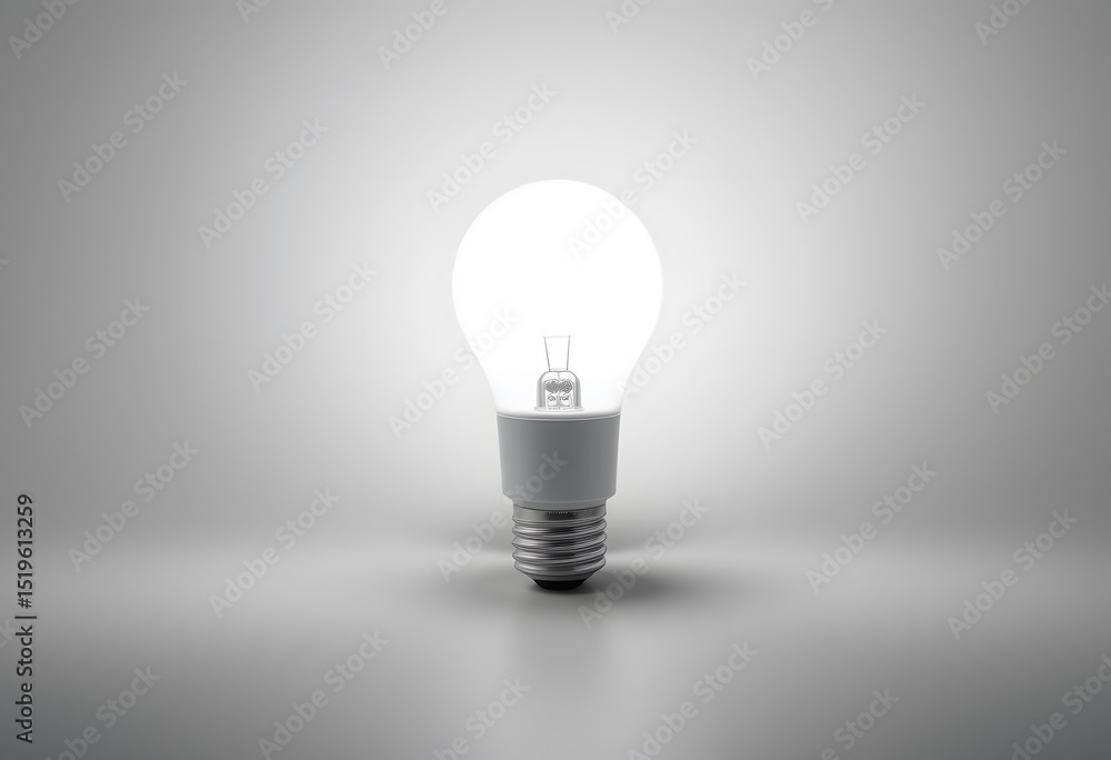 Poster minimalist led lighting fixture, showcasing clean lines, a smooth surface, and soft illumination aga