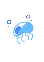 vector illustration of a jellyfish