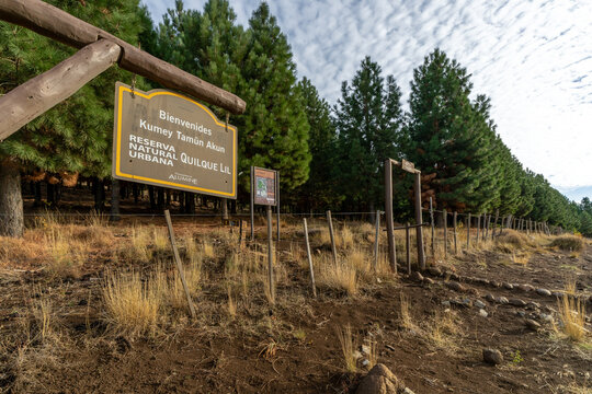 Reserva Natural Kimey Tamun Akun Entrance. April 14, 2025. Alumine, Neuquen, Argentina