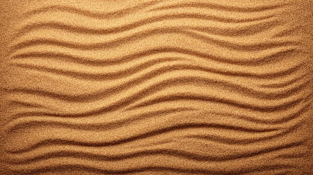 Intricate Sand Dunes with Wavy Patterns