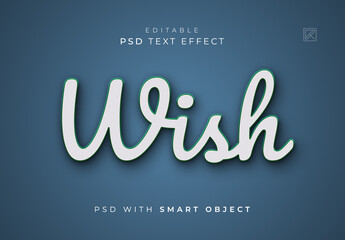 Wish Text Effect