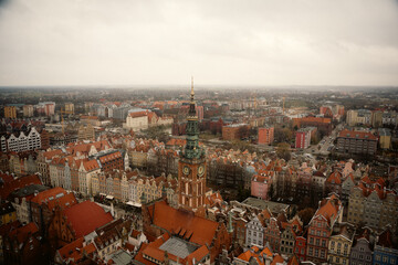 Fototapeta premium ポーランド・グダニスクの美しい歴史的街並み